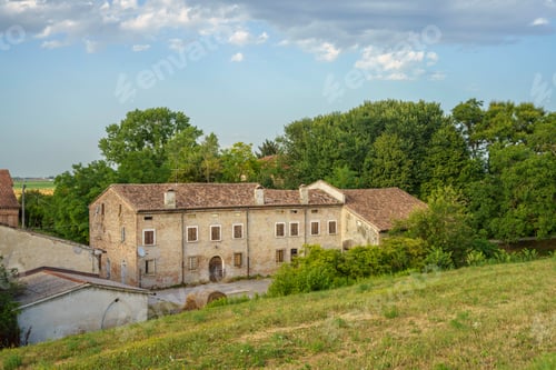 Preview: Rural landscape near Suzzara, Mantova province, Italy