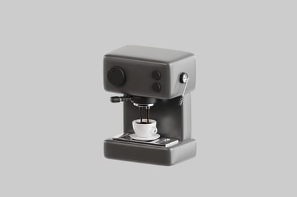 Preview: Compact Espresso Machine, Dark Gray