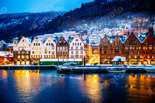 Preview: Bergen city in Norway