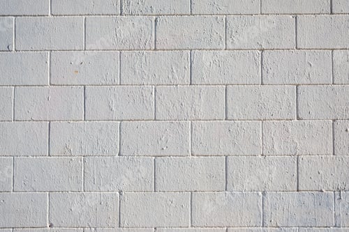 Preview: Painted white stone wall