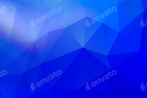 Preview: Fading halftone geometrical patterned blue background