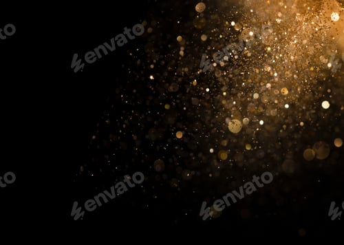 Preview: Bokeh Abstract Background with Glitter Lights. Blurred Soft vintage colored.