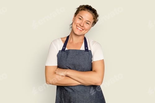Preview: Business owner woman crossing arms