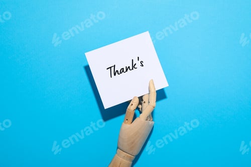 Preview: Words of gratitude, gratitude concept, word Thanks