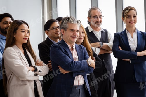 Preview: Group of multiethnic businessmen