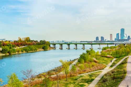Preview: Skyline of Seoul and the Han River