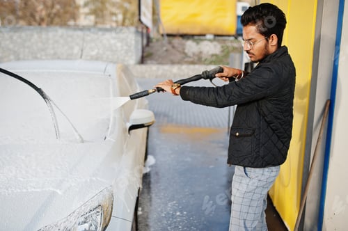 Preview: Asian man and car