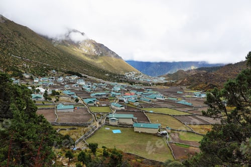 Preview: Khumjung village, Nepal Himalaya.