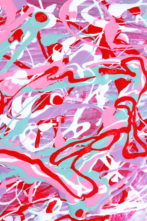 Preview: Abstract Colorful Background. Pattern Of Dyes Of Different Colors. Fine Art Of Red, Green And