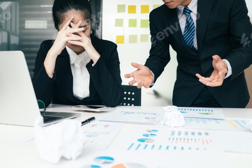 Preview: Two businessman are having serious discussion.
