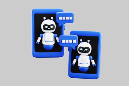 Preview: Cute chatbot on tablet character