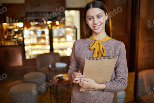 Preview: Girl with notepad