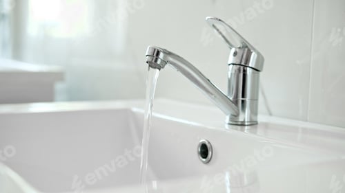 Preview: Water Is Flowing From The Tap