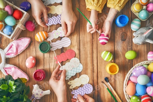 Preview: Family preparing for Easter