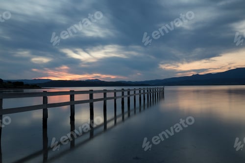 Preview: Blurred water bay