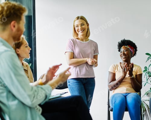 Preview: psychotherapy meeting woman support group mantherapy psychology patient psychologist communication