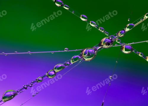 Preview: Macro water droplets