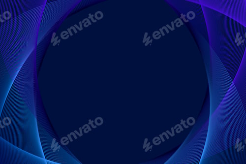 Preview: Blue surreal linear background illustration