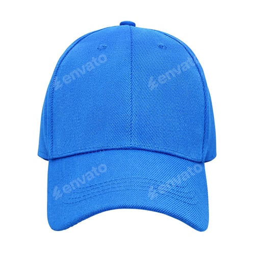 Preview: Blue baseball cap isolated