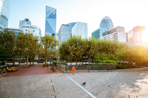 Preview: Skyscrapers at the financial district of Paris city