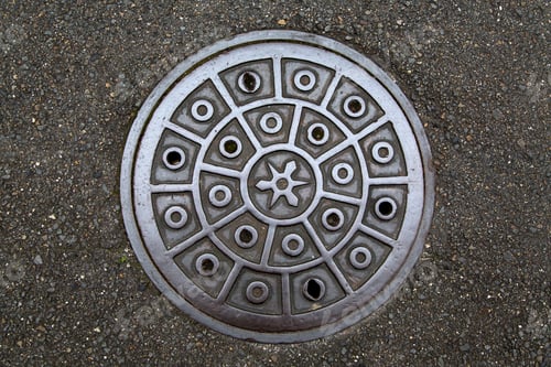 Preview: Circle steel manhole cove