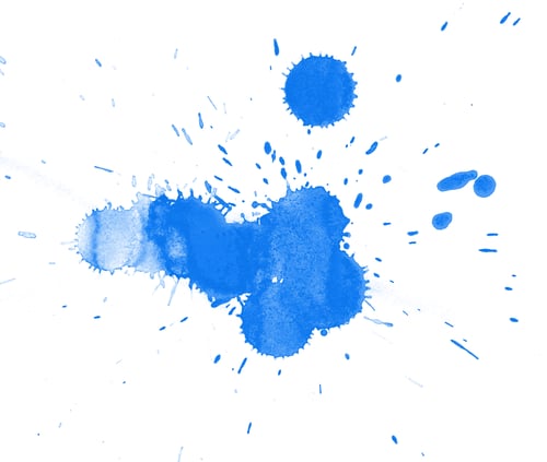 Preview: Watercolor splashes on the white.