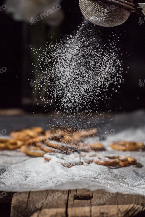 Preview: Sprinkle With Sugar Powder Cookies (Brezels)