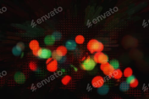 Preview: Nature Pattern- Light Bokeh Background. Celebratory Mood Magic Effect. Decorations Holiday- Design