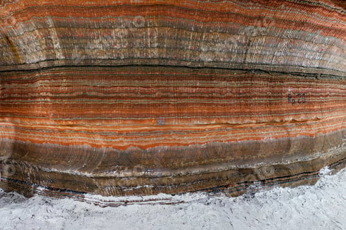 Preview: Underground multicolor background fragment of wall in potassium and sodium salts