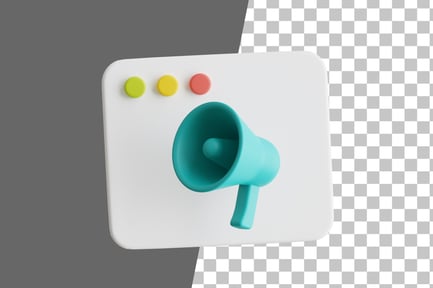 Preview: Digital Marketing 3D Icon
