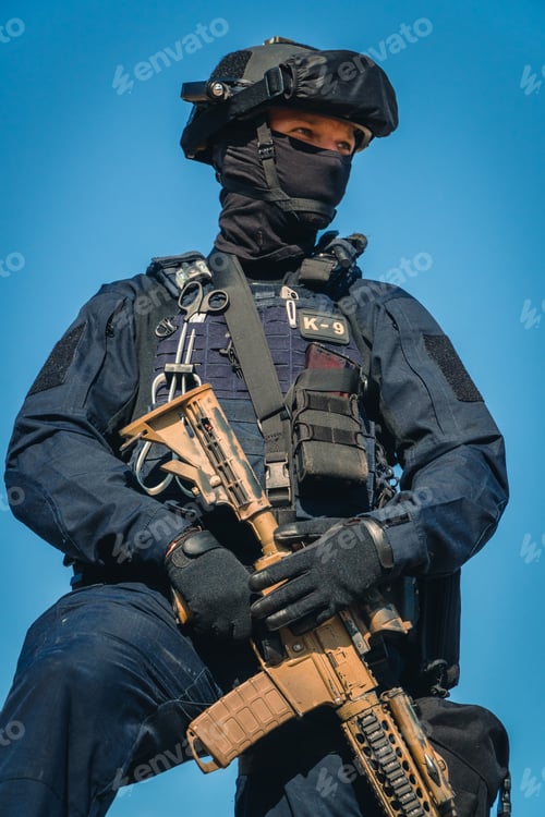 Preview: Special Forces. Military With Weapons In Hand