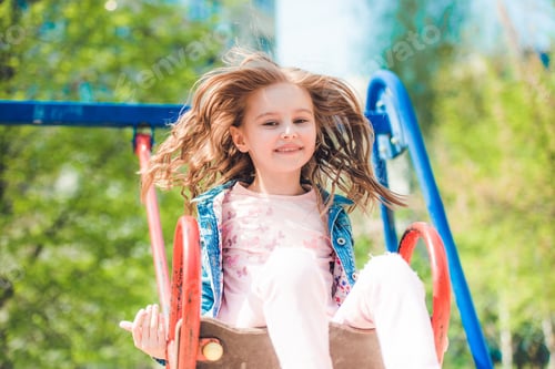 Preview: Kid enjoying ride in the park