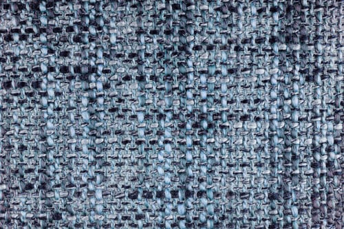 Preview: Texture Of Blue Jacquard Fabric Of Rough Weave, Melange Or Mixed Color Cloth Structure Macro