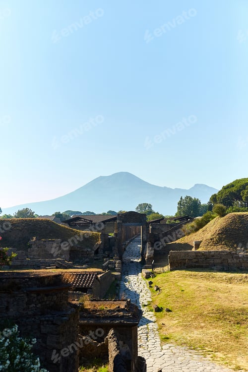Preview: Archaeological ruins of ancient Roman city, Pompei