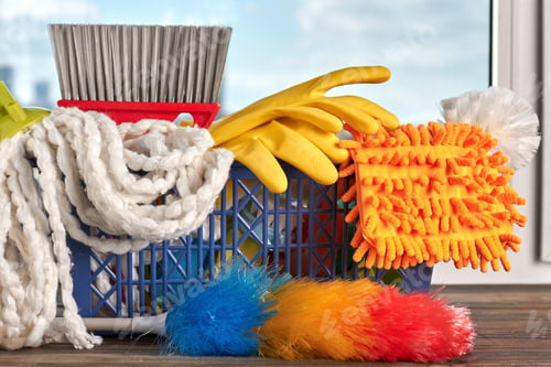 Preview: Close up products for cleaning.