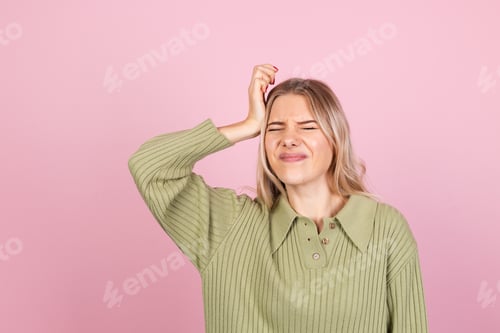 Preview: Pretty european woman studio shot