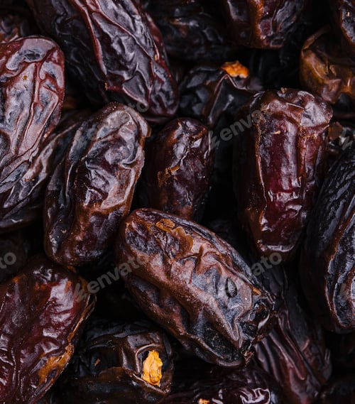 Preview: Fresh dates fruits close-up view