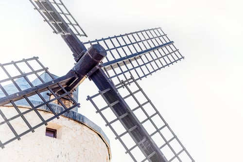 Preview: Propellers of an antique windmill