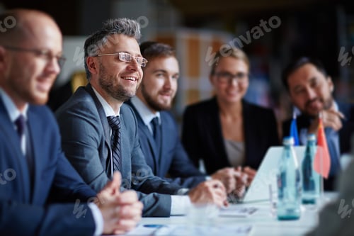 Preview: Business group at conference