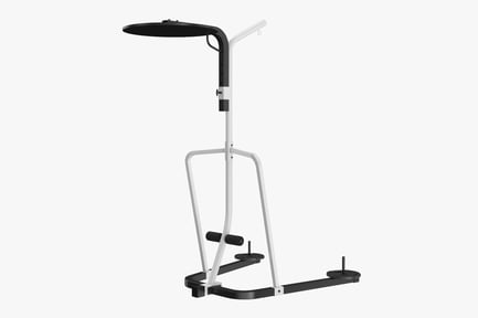 Preview: Punching Bag Stand, U-Shaped Exercise Machine with Vertical Support Bar and Footrests