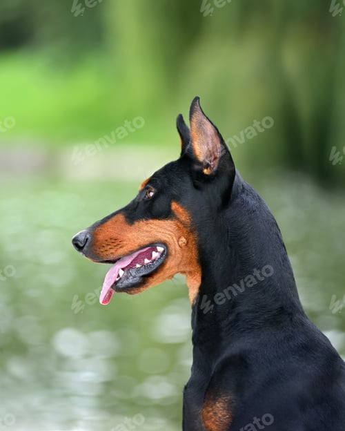 Preview: Portrait of German Pinscher