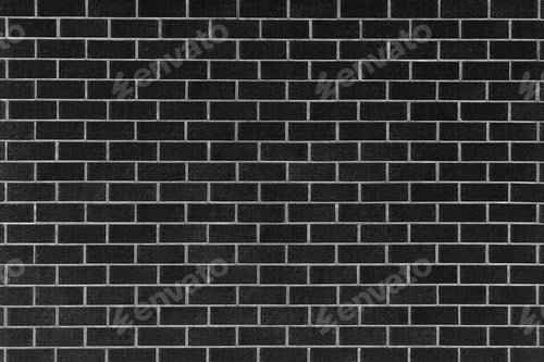 Preview: black brick wall texture pattern background