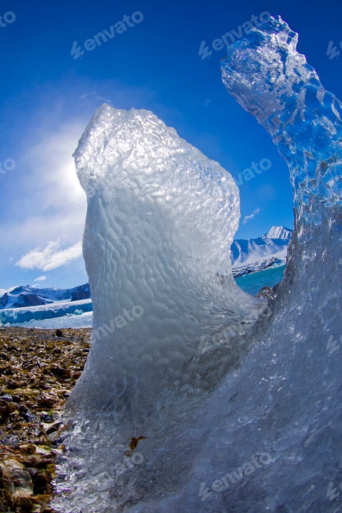 Preview: Glacier Ice, 14 of July Glacier, Norway