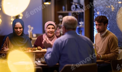 Preview: A modern and traditional European Islamic family comes together for iftar in a contemporary