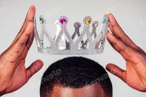 Preview: smart african american successful and rich businessman in a stylish suit