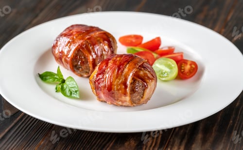 Preview: Bacon wrappped meatballs