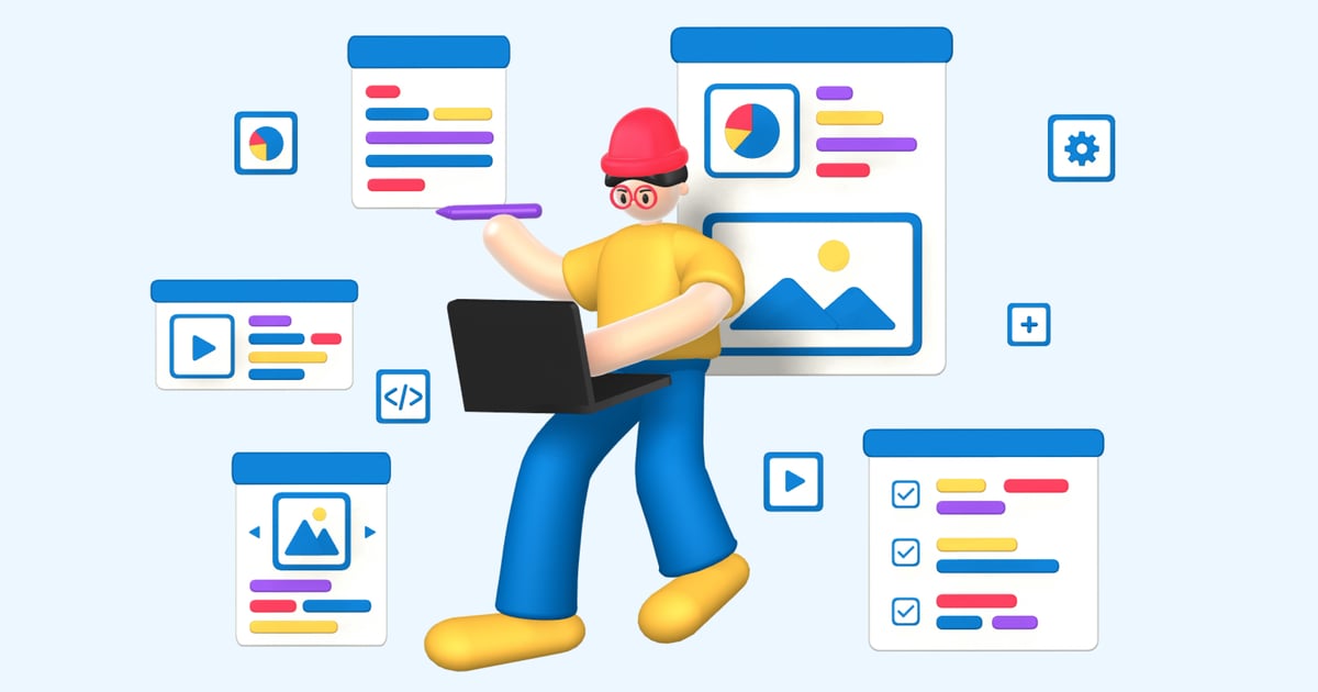 UI UX Character 3D, Incl. avatar & design - Envato