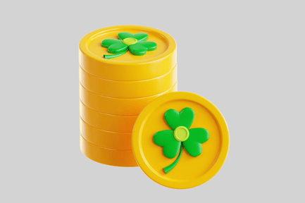 Preview: Clover Coin Stack