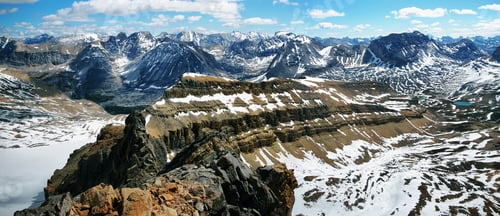 Preview: Panoramic view from Cirque peak, Banff national park