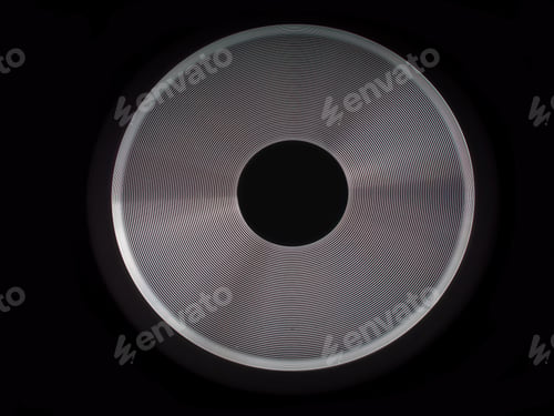 Preview: Black and white shiny chrome circles